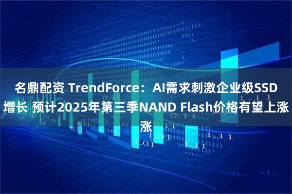 名鼎配资 TrendForce：AI需求刺激企业级SSD增长 预计2025年第三季NAND Flash价格有望上涨